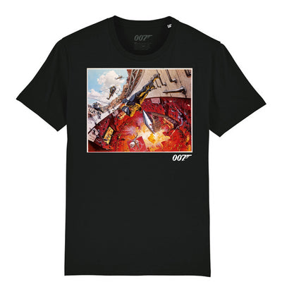 James Bond You Only Live Twice Black T-Shirt (Outlet Item)