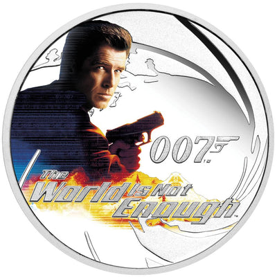 The World Is Not Enough 1/2 oz Silver Proof Coin - By The Perth Mint