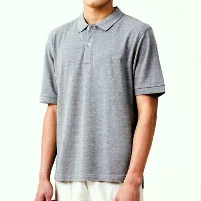 James Bond 007 Embroidered Cotton Polo Shirt - Grey Marl Edition