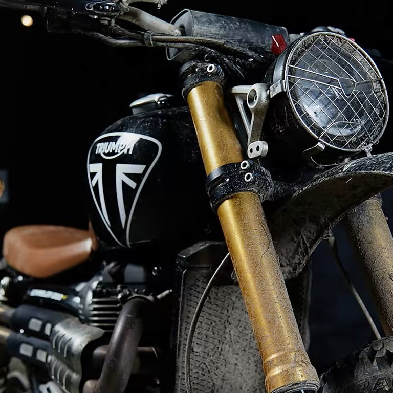 James Bond Triumph Scrambler 1200XE Model Bike - By Corgi