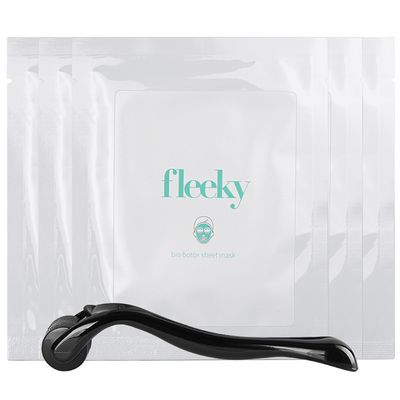 Fleeky Biobotox Sheet Mask & Dermaroller