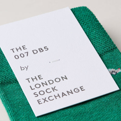 "The Green 007 DB5" James Bond Socks - By The London Sock Exchange