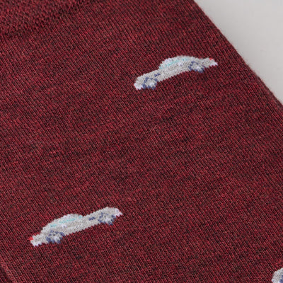 "The Burgundy 007 DB5" James Bond Socks - By The London Sock Exchange