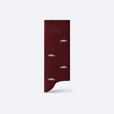 "The Burgundy 007 DB5" James Bond Socks - By The London Sock Exchange