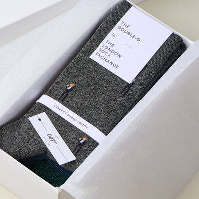 James Bond Three Sock Gift Box - Casino Royale Edition - By The London Sock Exchange
