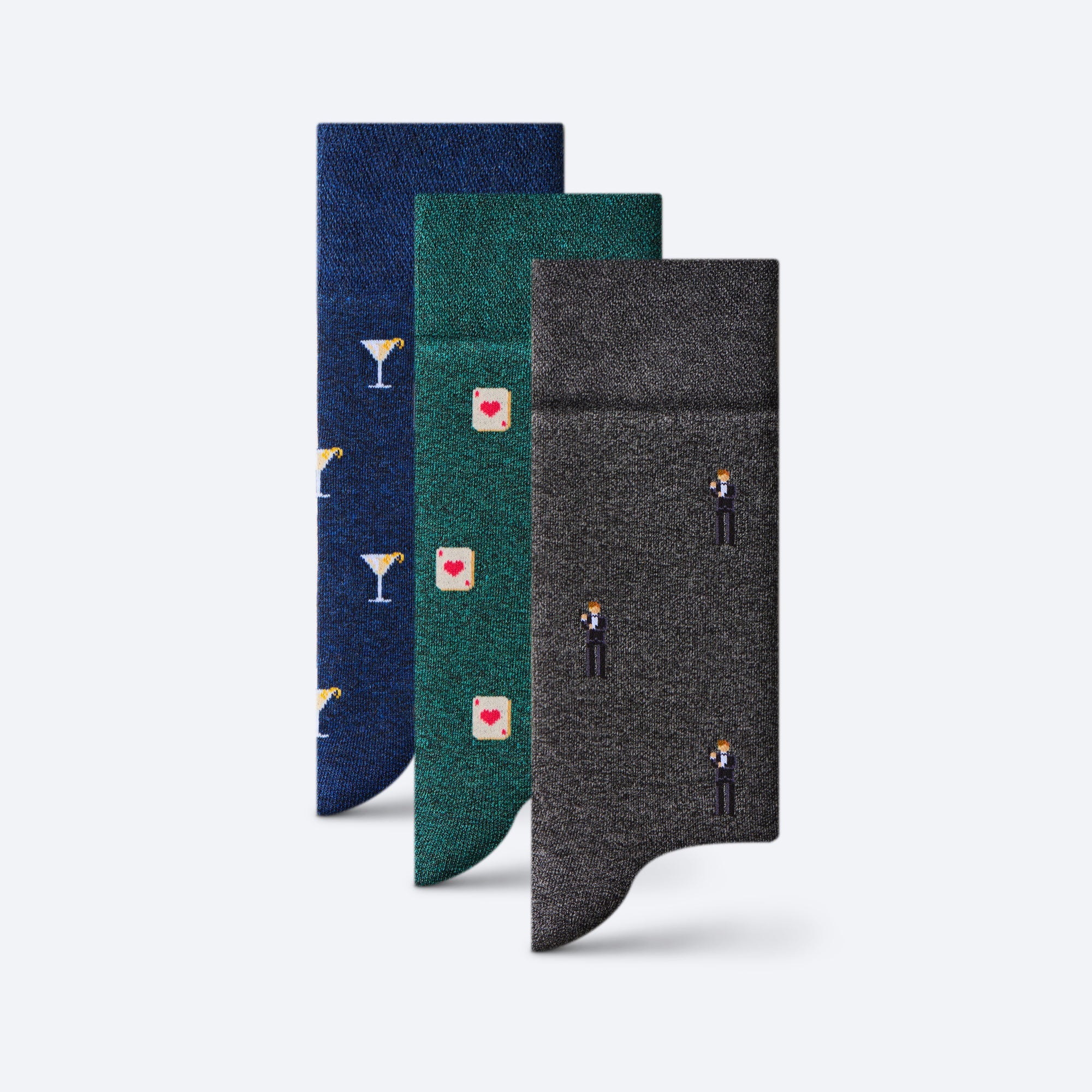 James Bond Three Sock Gift Box - Casino Royale Edition - By The London Sock Exchange