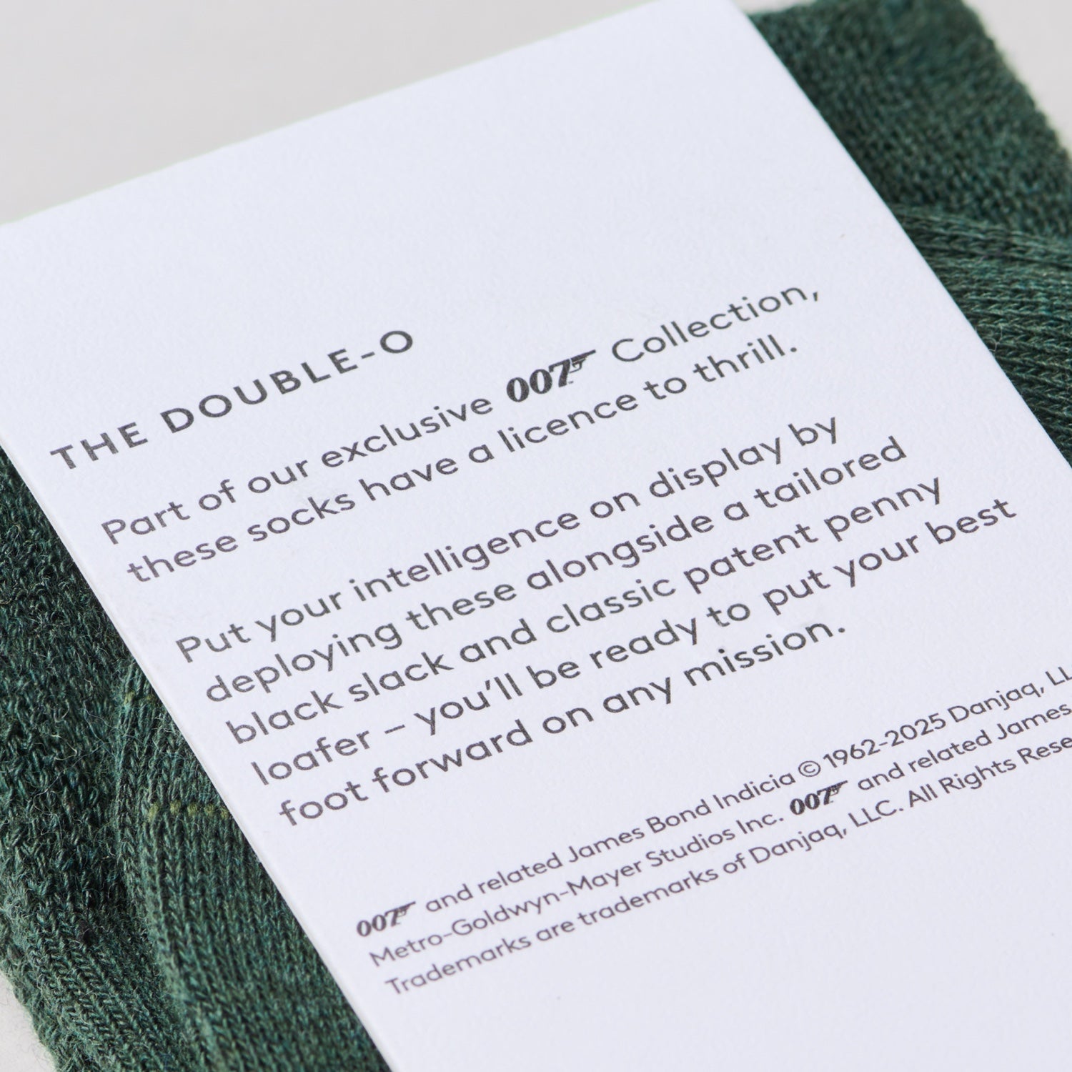 "The 006 & 007" James Bond Socks - GoldenEye Edition - By The London Sock Exchange