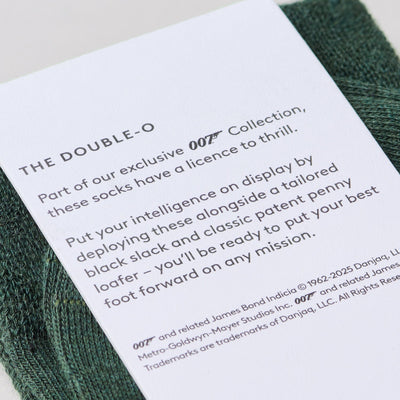 "The 006 & 007" James Bond Socks - GoldenEye Edition - By The London Sock Exchange