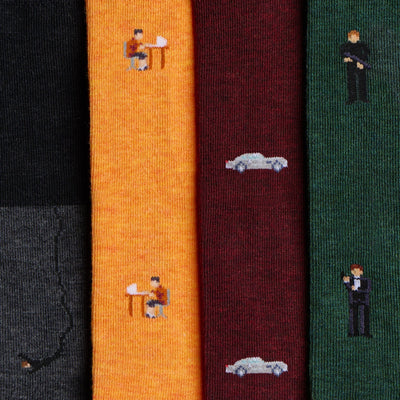 James Bond Four Sock Giftbox - GoldenEye Edition - By The London Sock Exchange