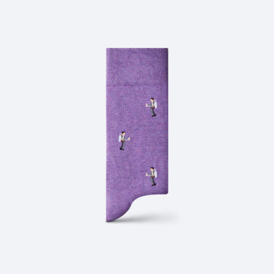 "The Violet Jetpack" James Bond Socks - By The London Sock Exchange