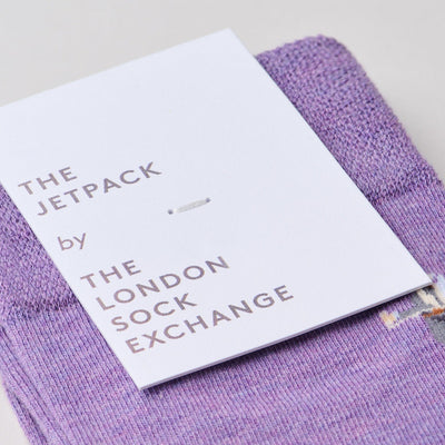 "The Violet Jetpack" James Bond Socks - By The London Sock Exchange