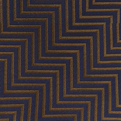 James Bond Zig Zag Silk Tie - The World Is Not Enough Edition - By Turnbull & Asser